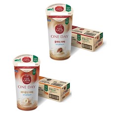 마이카페라떼 원데이 로어슈거 클래식라떼 210ml 10p + 헤이즐넛라떼 210ml 10p, 1세트, 4.2L