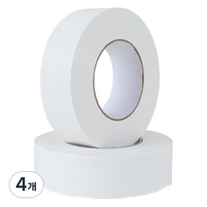 MaDaKkuMi 多色寬版棉質布膠帶 10cm x 20m, 17 白色, 4個