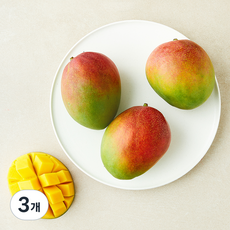 원월드 페루산 애플망고, 3개, 1.2kg(3입)