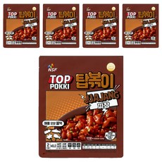 頂級bokki Jjajang風味, 346g, 5個