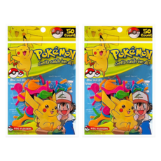 Dr.Fresh Pokemon 精靈寶可夢 兒童安全造型牙線, 50支入, 4-12歲幼童使用, 4色, 50支, 2包