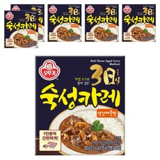 오뚜기 3일 숙성카레 고형 약간매운맛, 100g, 6개