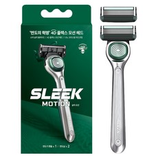 DORCO 多可樂客 Sleek Motion 刮鬍刀+刀片組, 1套