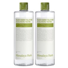 부케가르니 나드 그린티 퓨어 클렌징 워터, 2개, 500ml