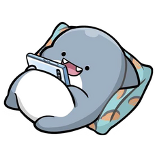 CCHING 青青文具 鯊西米 創意磁鐵 軟磁鐵、壓克力材質 1入, 休憩 灰色, 56 x 43 x 5mm