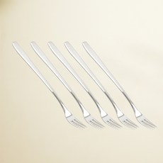 윌리브 국산 304스텐 셀라 커트러리, 5개, 티포크 중