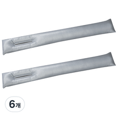 블럭마트 카시트 틈새커버 2p, 그레이, 6개