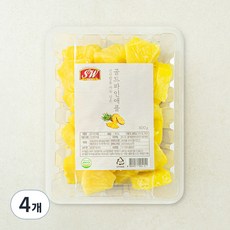 에스앤더블유 골드파인애플 청크형, 800g, 4개