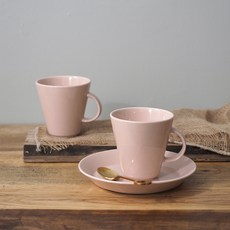 BOWLBOWL Urban Daily 馬克杯 300 ml, 雪紡粉, 2個