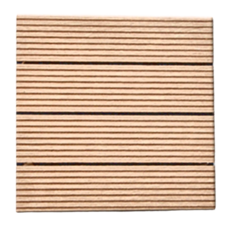 耐磨防滑抗腐仿實木地板 30cm x 30cm x 2.2cm 10片/箱, 杏黃色, 1盒