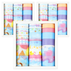 Indicay 冷卻日遮蔽膠帶套裝, 3組, 降溫日