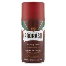 PRORASO 刮鬍泡 紅標 檀香, 1瓶, 300ml