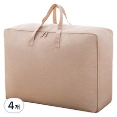 베이직 대용량 이불정리함, 베이지색, 4개