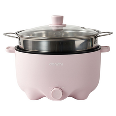 단미 멀티 쿠커 + 전용 찜기 세트 3L, DA-MEK01, DA-ST05(핑크)