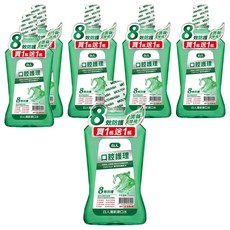 T.KI 白人 清新漱口水, 720ml, 6瓶