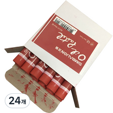 유성 오일 파스텔 솔리드 레드, 1색, 24개