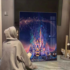 鑽石畫, 夜晚城堡 多色, 1個