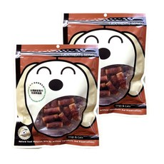 T.N.A. 悠遊 鮮點系列 寵物零食, 台灣鮮駝鳥片佐蔬果雞柳, 無添加甘油、防腐劑, 100%台灣製造, 170g, 2包