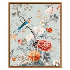 鑽石畫 ZSD3512 30 x 40cm, 喜鵲眉梢, 1個