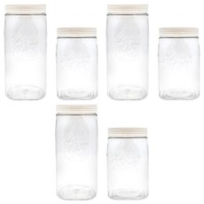 LocknLock 樂扣樂扣 Door Pocket 密封儲物罐組 750ml 3入 + 1L 3入, 1組