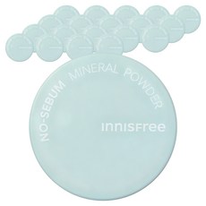 [비건뷰티] 이니스프리 노세범 미네랄 파우더 5g, 20개