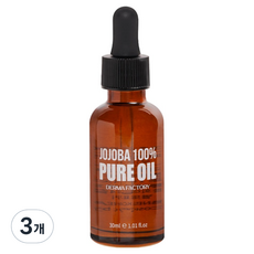 더마팩토리 EDLP 호호바 퓨어 오일, 30ml, 3개