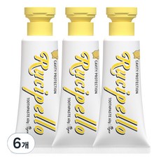 루치펠로 멜레멜레 어린이 저불소 치약, 60g, 6개