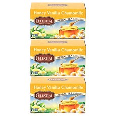 CELESTIAL SEASONINGS 詩尚草本 蜂蜜香草洋甘菊茶茶包, 2.35g, 20包, 3組