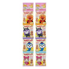 FUJIYA 不二家 麵包超人蛋酥餅乾四連餅, 添加鈣和維生素D, 營養豐富, 蛋, 64g, 2組