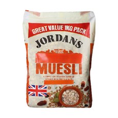 JORDANS 果乾堅果什錦麥片, 1kg, 1包