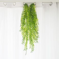 Gomjihome 家居裝飾人造花常春藤藤蔓柳葉, 單一顏色, 2個