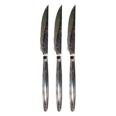 CLARE 晶鑽420牛排刀, 3支, 銀色