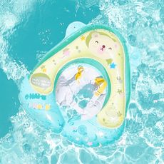 NAI-B 奈比 Swim Mom 幼兒學步車泳圈, 薄荷綠, 1個