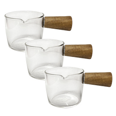 ROMEO 木柄義式濃縮咖啡杯 經典款 50ml, 木質 (握柄) 經典款, 3個