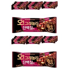 마켓오네이처 오 그래놀라 단백질바, 40g, 24개