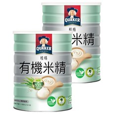 QUAKER 桂格 有機米精 4個月以上適用, 500g, 2罐