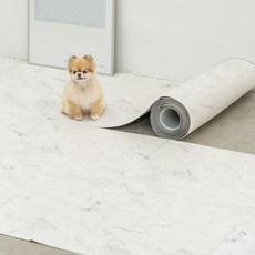 디팡 반려견 펫플레이 매트 폴딩타입, 마블화이트, 1개