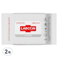 랩신 손소독 티슈, 25매, 2개