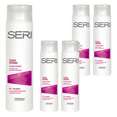 FARCOM 髮控 漾光護色護髮素 塔西堤梔子花 染後受損髮質適用 延長染髮髮色, 300ml, 5瓶