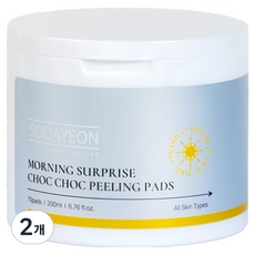 秀雅妍 早晨驚喜水潤去角質棉片, 2個, 70入