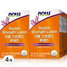 나우푸드 더블 스트렝스 루테인, 4개, 9g