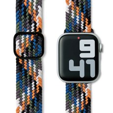 누아트 애플워치 호환 나일론 솔로루프 스트랩, 인디고, 1개