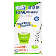 NEXCLEANS 舞水痕 樂樂拖 手壓式拖把組 V310L SMART GO MOP, 1組