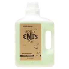 Hohoemi 蘋果薄荷 嬰兒衣物柔軟精 萊姆香 正裝, 3L, 1個