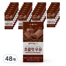 곰곰 초콜릿 우유, 190ml, 48개