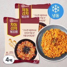 한끼의품격 차돌김치 볶음밥 (냉동), 300g, 4팩
