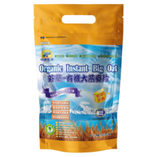 長青穀典 芬蘭有機即食大燕麥片 富含膳食纖維, 908g, 1包