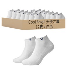Cool Angel 天使之翼 毛巾底船型襪 CA28 V 12雙