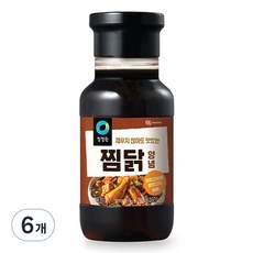 대상 청정원 찜닭 양념, 280g, 6개