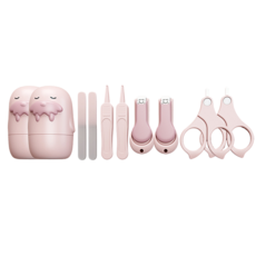 잇곰 바다사자 유아 손톱깎이 4종 세트, 핑크, 2세트